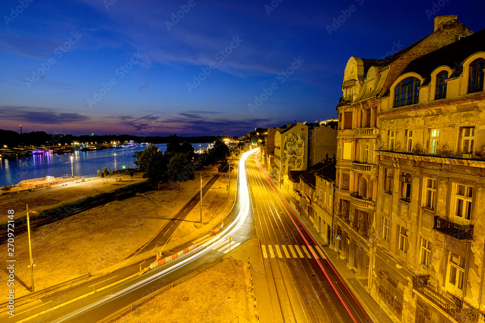 Belgrade night view