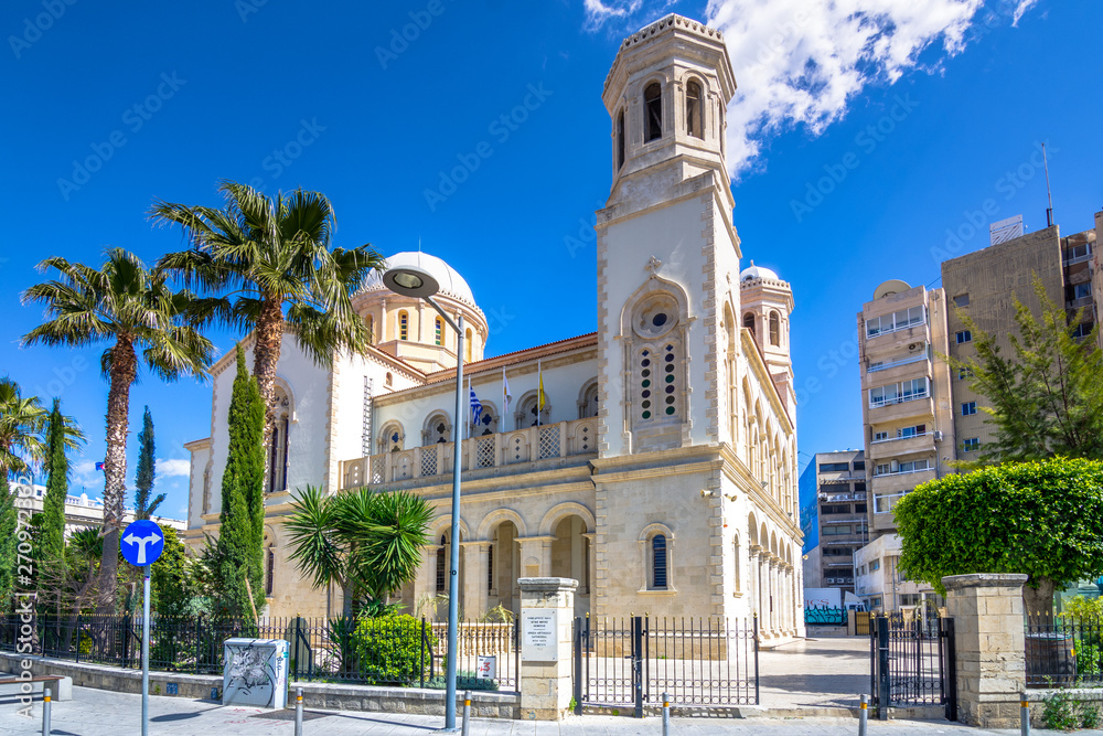 Cathedral of Agia-Napa, the main Orthodox Church of Limassol, Cyprus