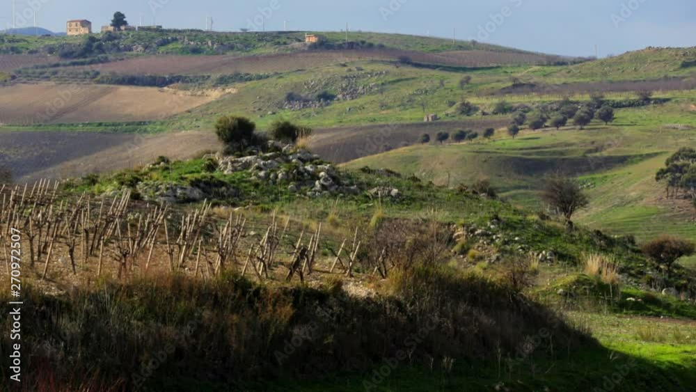 Fruchtbare Mittelmeerlandschaft