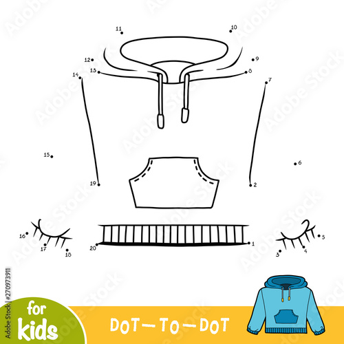 Numbers game, education dot to dot game, Hoody