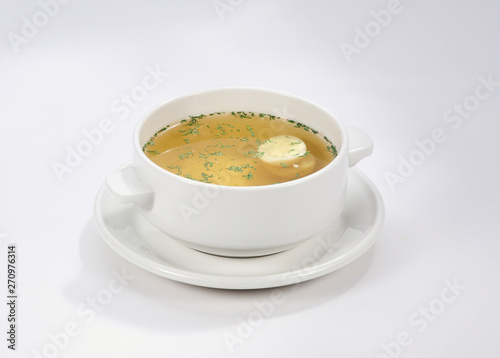 chicken broth with