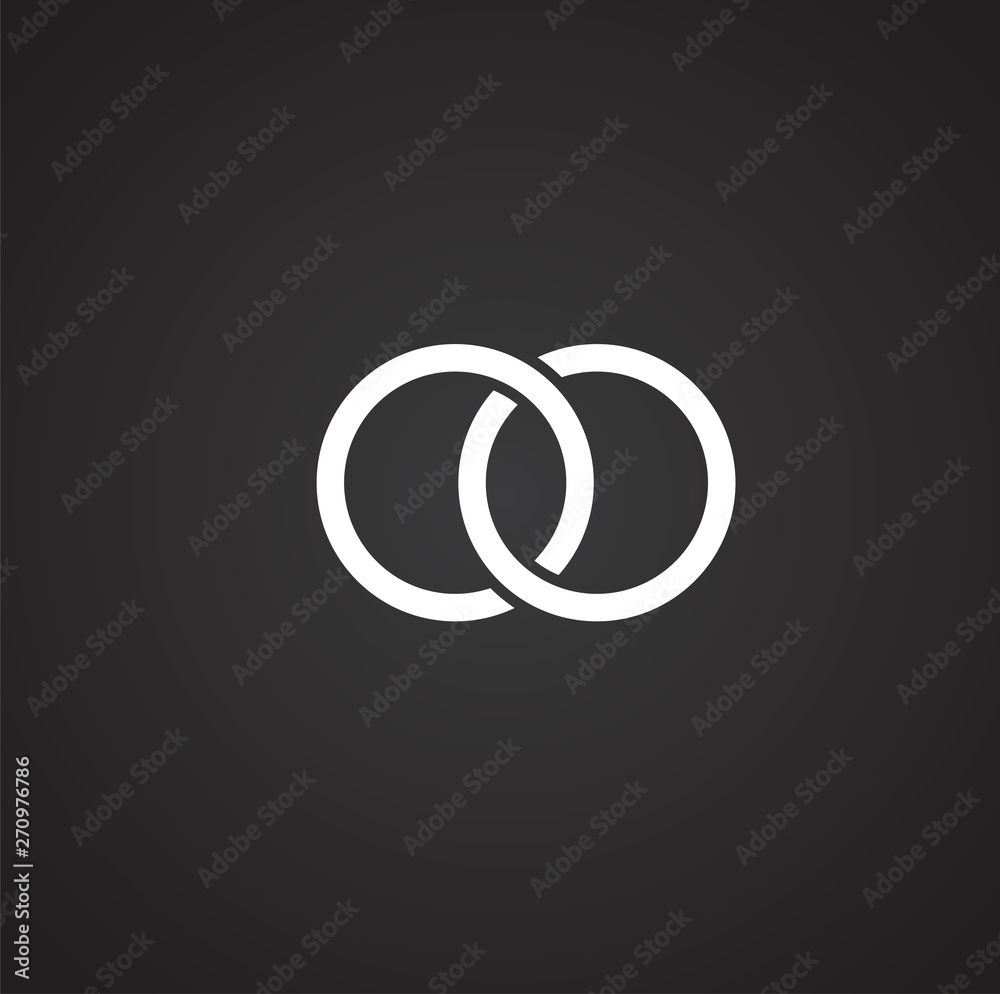 Wedding ring icon on background for graphic and web design. Simple illustration. Internet concept symbol for website button or mobile app. Wedding ring icon on background for graphic and web design. Simple illustration. Internet concept symbol for website button or mobile app.