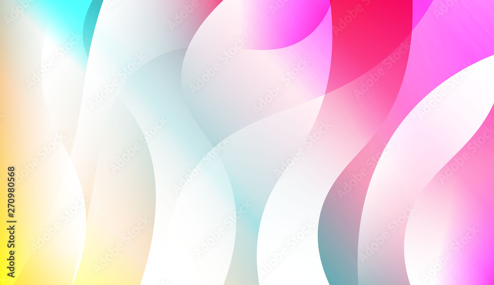 Creative Background With Wave Gradient Shape. For Your Design Wallpapers Presentation. Colorful Vector Illustration Creative Background With Wave Gradient Shape. For Your Design Wallpapers Presentation. Colorful Vector Illustration
