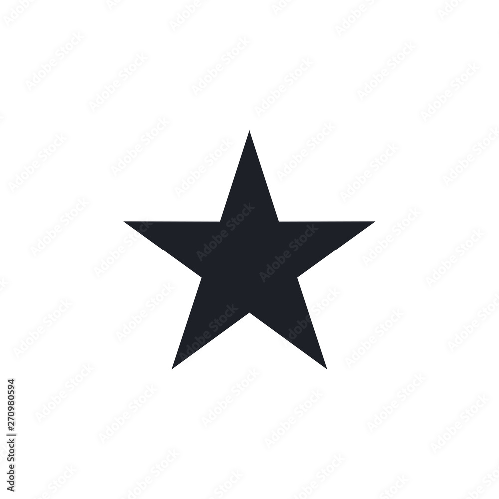 Star icon. Flat icon star symbol Vector Logo Template Star icon. Flat icon star symbol Vector Logo Template