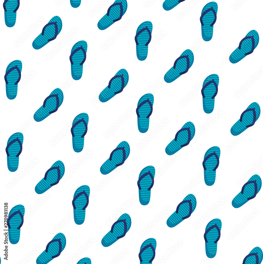 summer flip flops accessories pattern