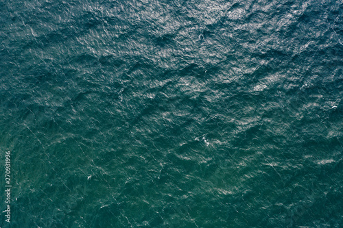 topdown view of the water surface.