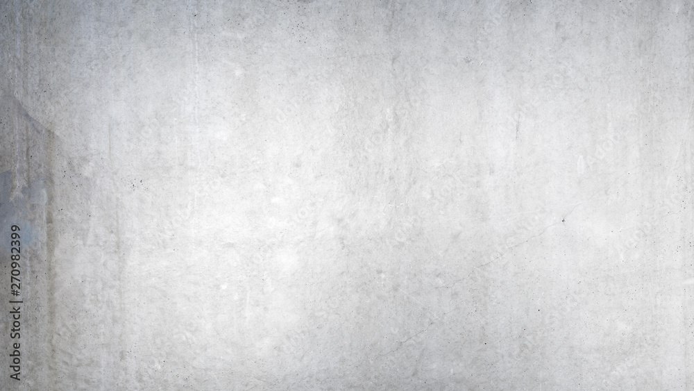 Obraz premium Texture of old white concrete wall for background