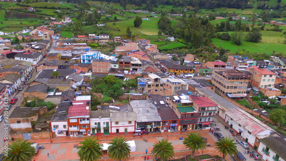 Tibasosa En Boyacá, Colombia.