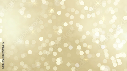 Gold Particles Bokeh