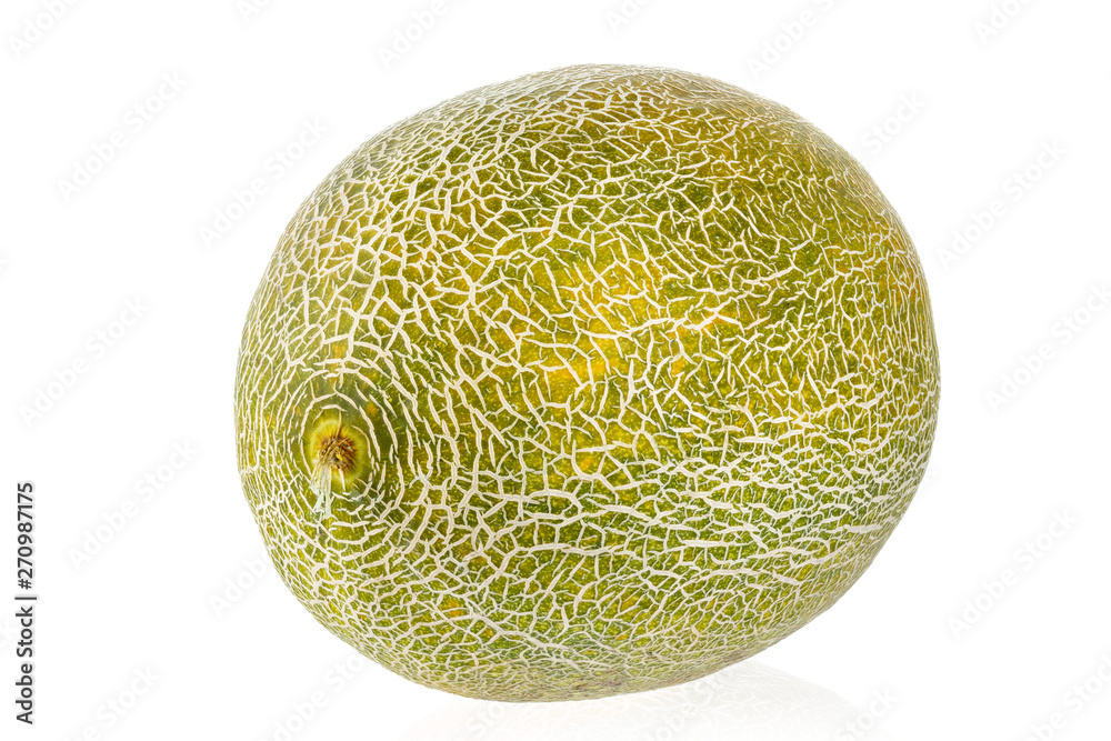 close-up view of fresh melon isolated on white background. close-up view of fresh melon isolated on white background.