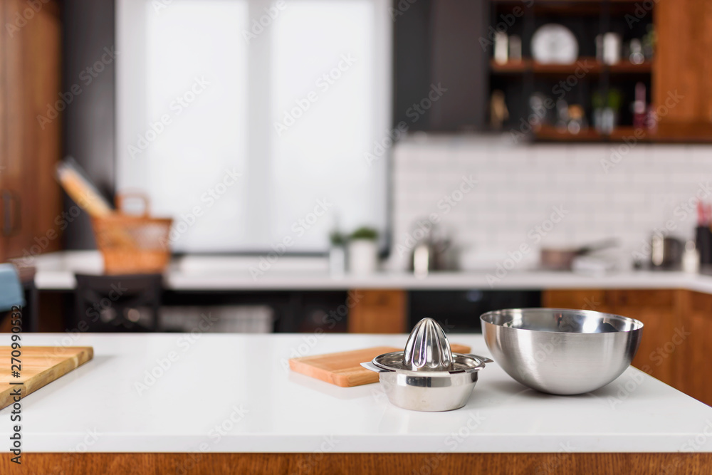 Modern Kitchen. Industrial Scandinavian style empty kitchen interior Modern Kitchen. Industrial Scandinavian style empty kitchen interior