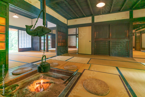 日本家屋の囲炉裏