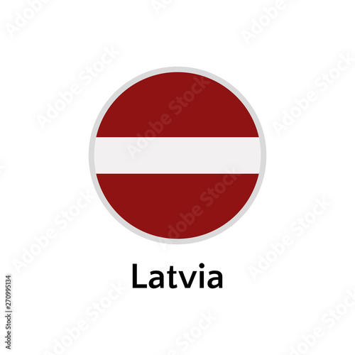 Latvia flag round flat icon, european country vector illustration Free Download Latvia flag round flat icon, european country vector illustration - GFXLoad
