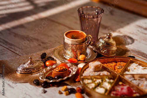 Traditional Turkish coffee on Bayram