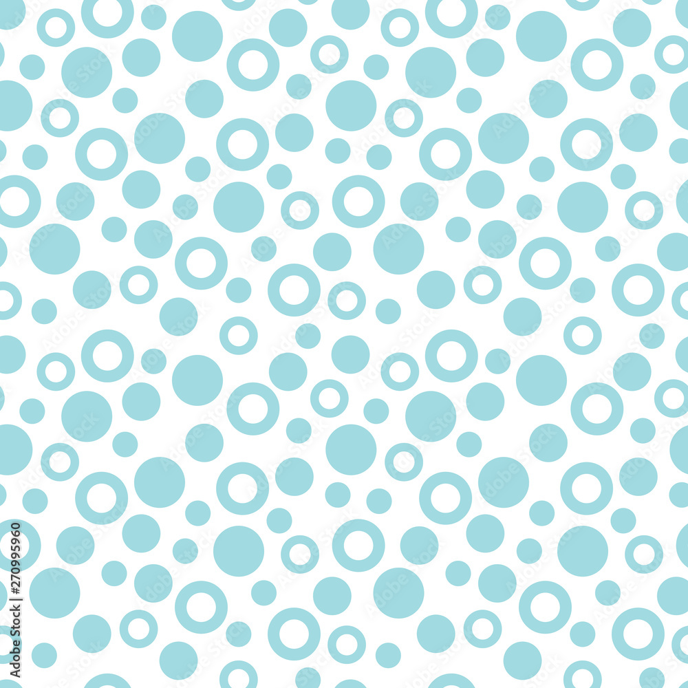 Abstract seamless pattern with randomly dots. Abstract background with little circles. Vector illustration.