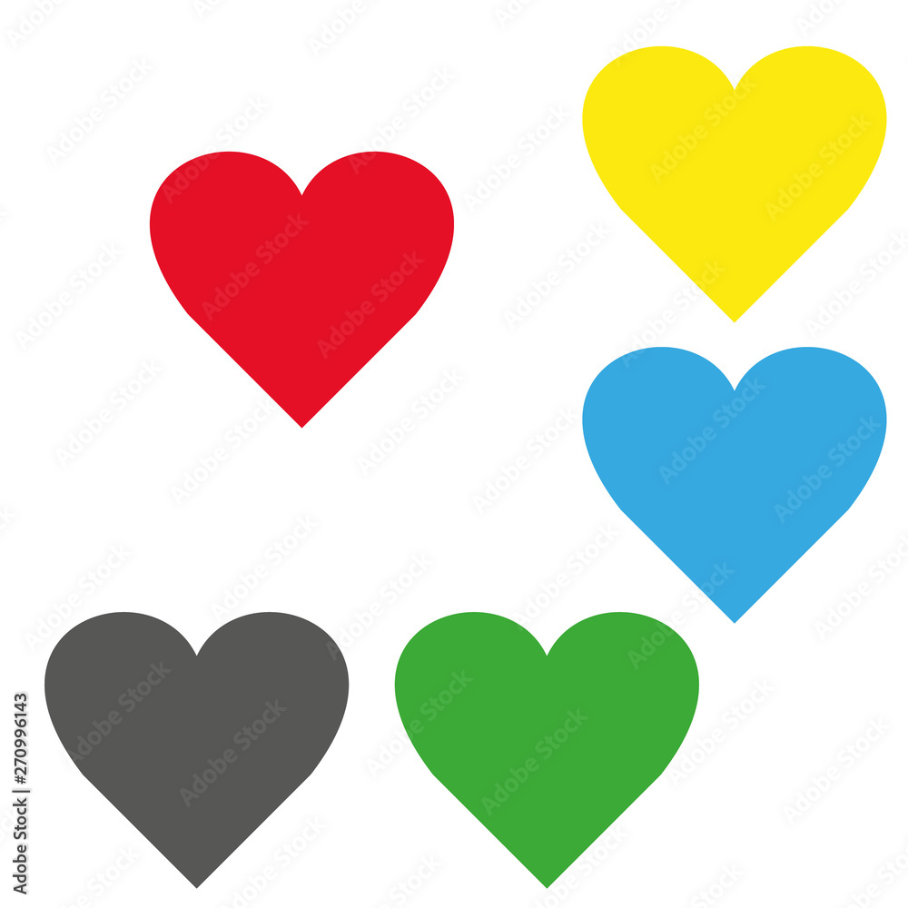 Heart shape vector icon eps 10. Valentine symbol. Heart shape vector icon eps 10. Valentine symbol.
