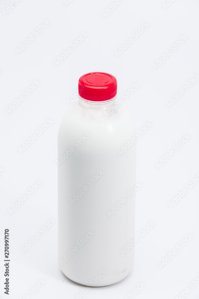 Milk bottle isolated on white background Milk bottle isolated on white background