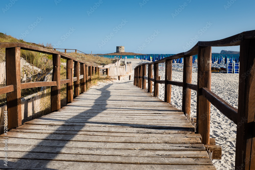 Spiaggia la Pelosa in Sardegna