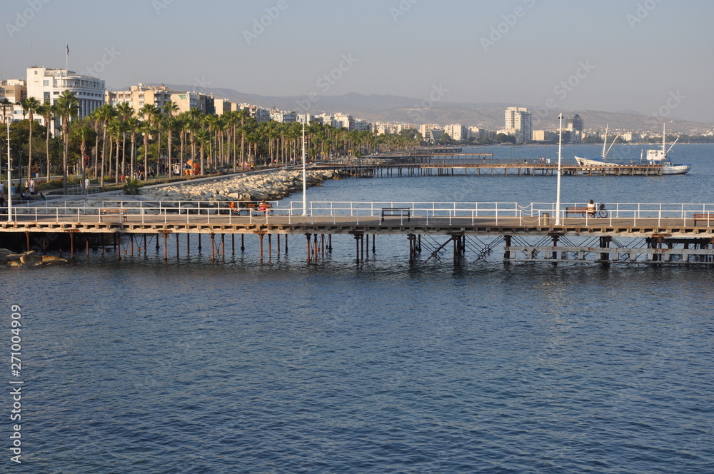 Fototapeta premium The beautiful Old Port Limassol in Cyprus