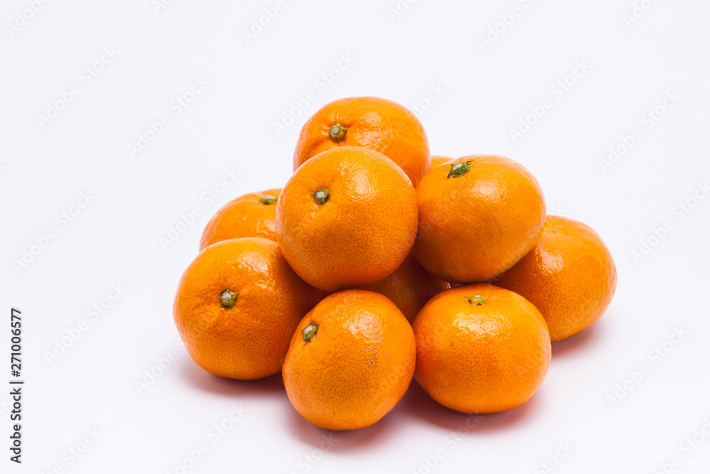 Group of orange on white background Group of orange on white background