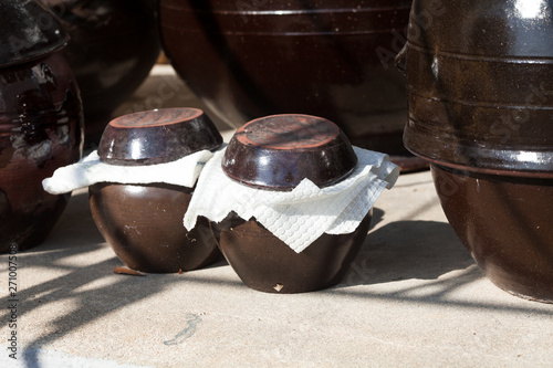 Obraz na plátně Korean traditional crock