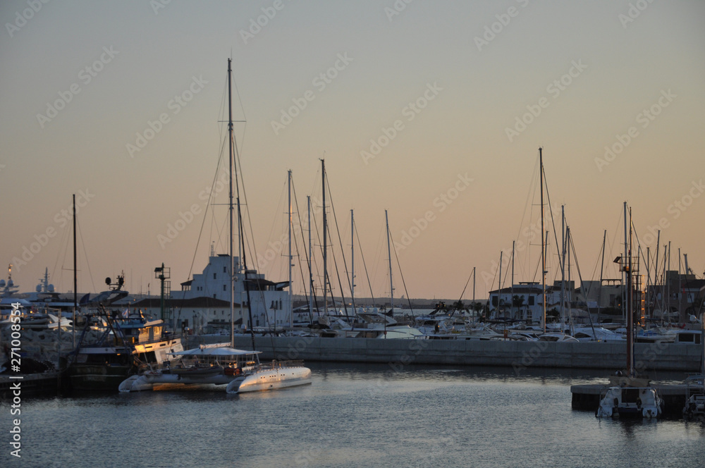 The beautiful Old Port Limassol in Cyprus