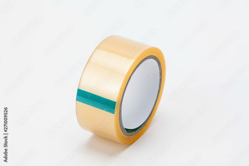 Roll of adhesive tape isolated on white background Roll of adhesive tape isolated on white background