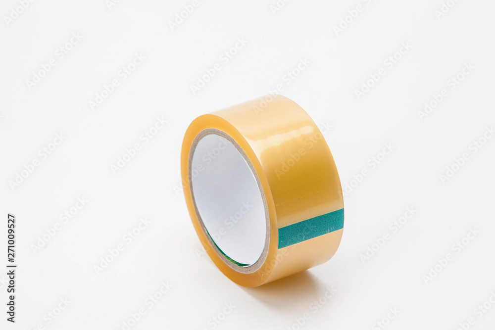Roll of adhesive tape isolated on white background Roll of adhesive tape isolated on white background