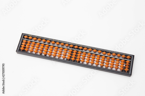 An abacus isolated on the white background