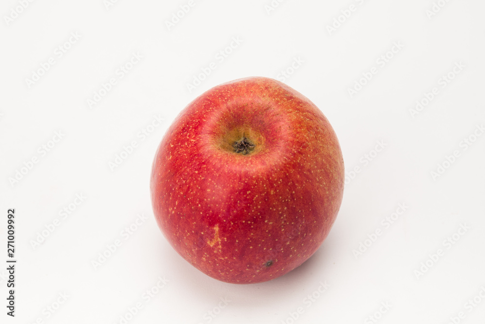 Red apple on white Red apple on white