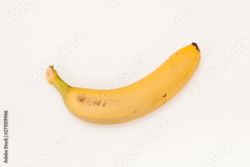 Isolated banana on white background