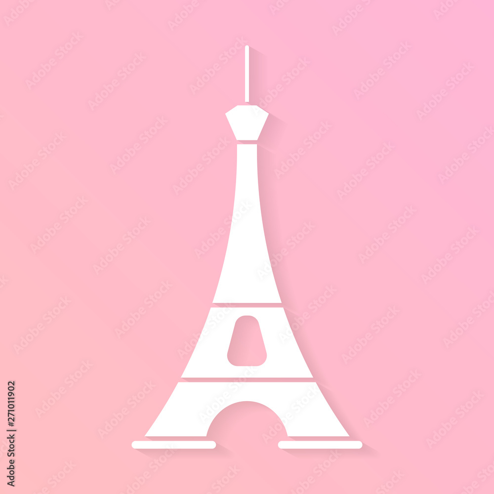 Paris City Vector Skyline In Style Of Paper Paris City Vector Skyline In Style Of Paper