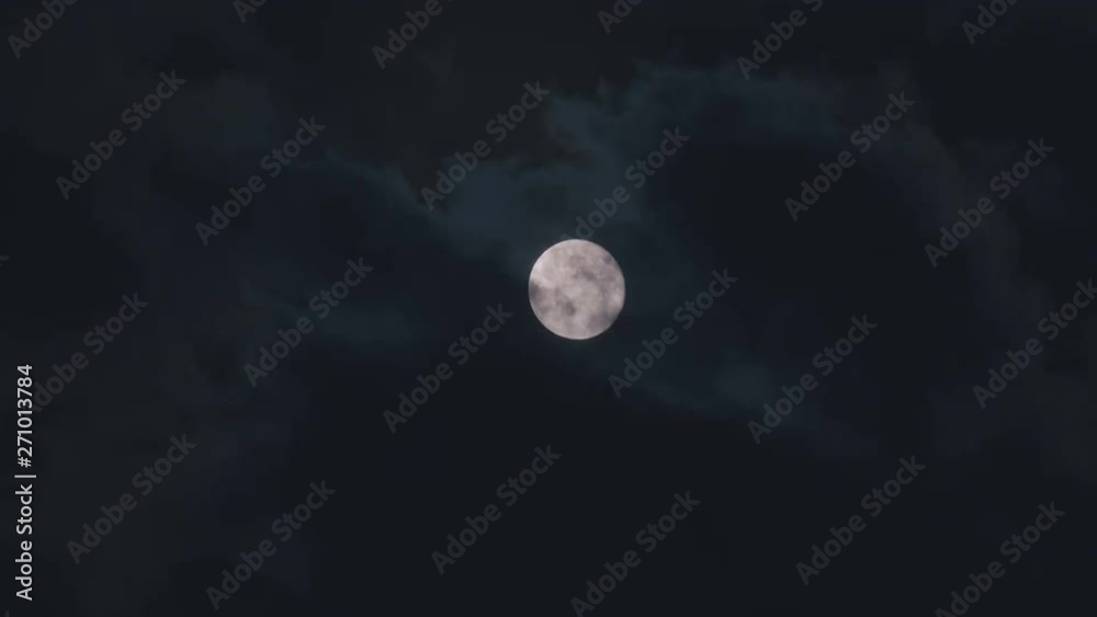 Full moon at night with cloud, timelapce. Clouds passing by moon at night. Full moon at night with cloud, timelapce. Clouds passing by moon at night.