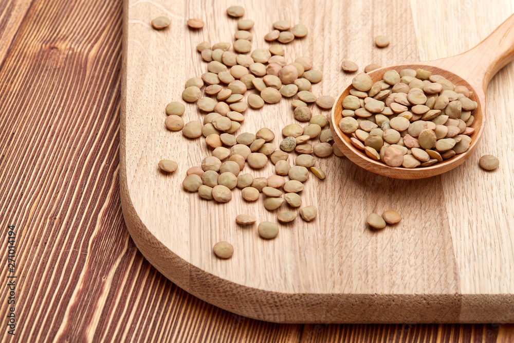 Dry lentils. Dry lentils.