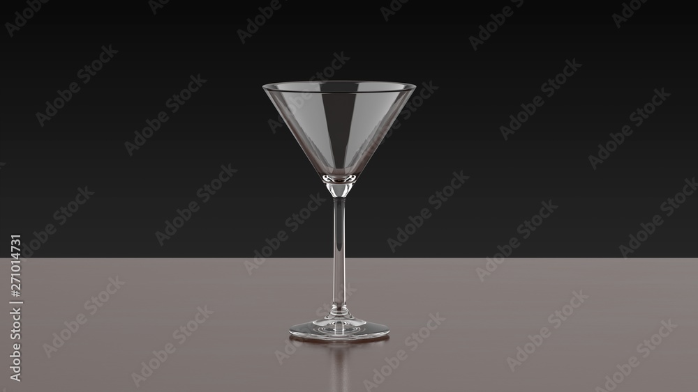 カクテルグラスとカウンター 黒背景 Stock イラスト Adobe Stock