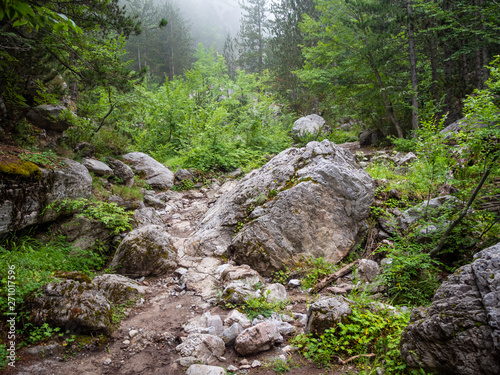 A fascinating and difficult walk while climbing Mount Olympus in Greece