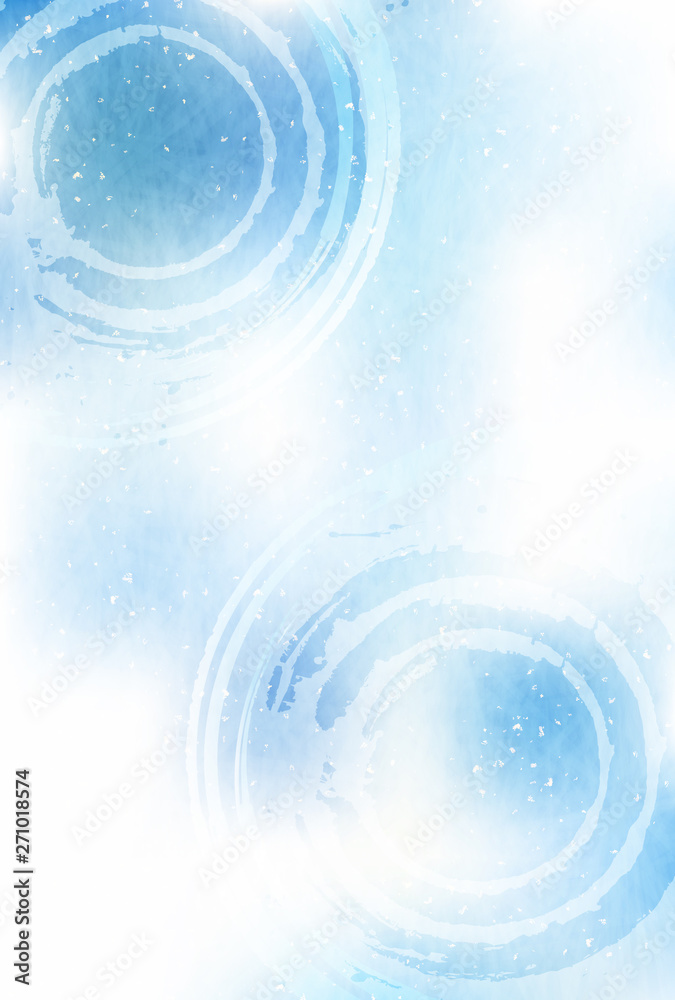 渦巻 水 暑中見舞い 背景 Stock Vector Adobe Stock
