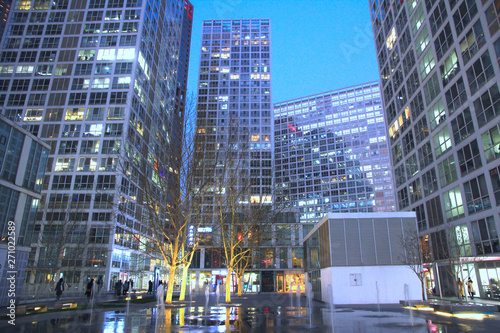 Photography Modern Skyline of Beijing - the Capital of China