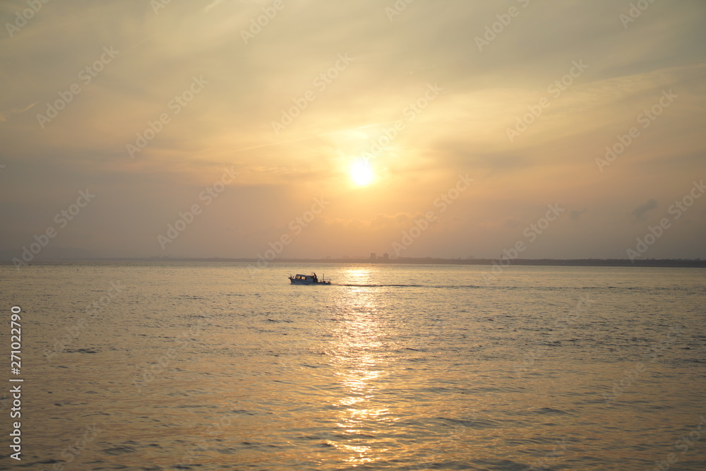 Obraz premium 江の島の夕日