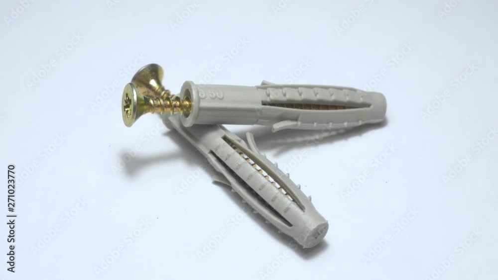 Many self tapping screws rotate motion background. Many self tapping screws rotate motion background.
