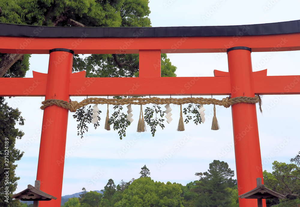 京都神社の鳥居 京都神社の鳥居