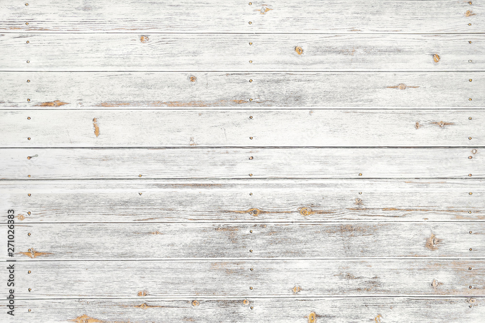 Vintage white wood background - Old weathered wooden plank painted in ...