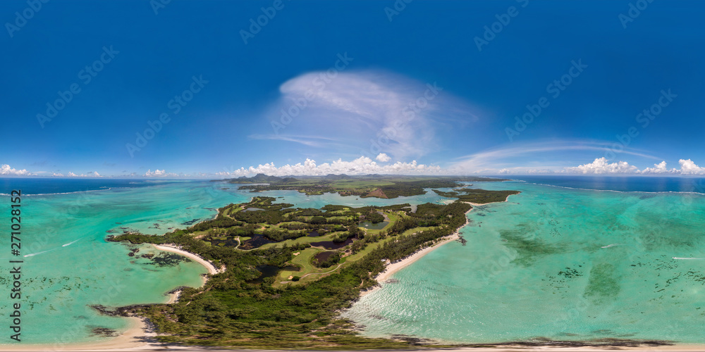 Fotografie ile aux cerfs 360 panorama