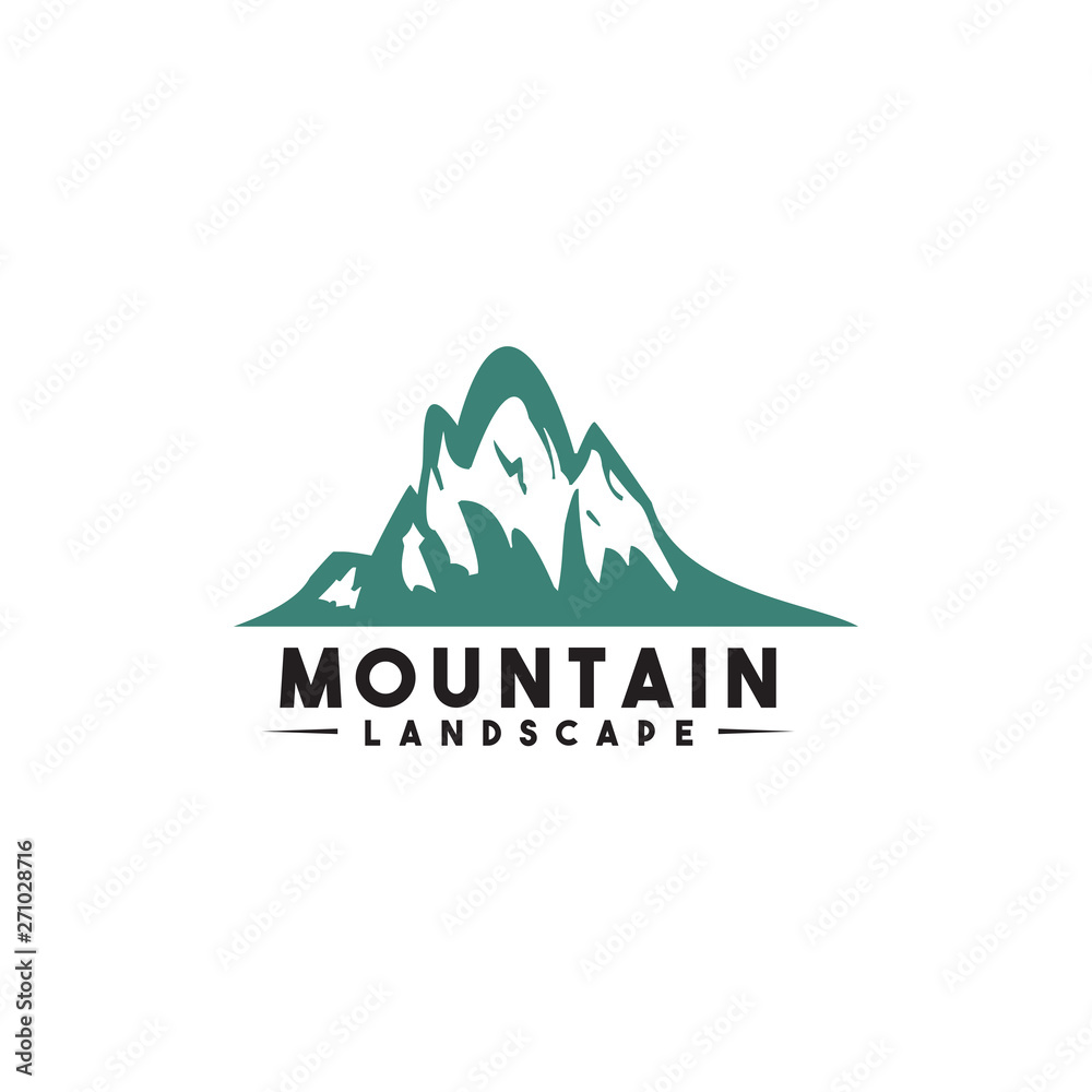 Mountain logo icon design vector template