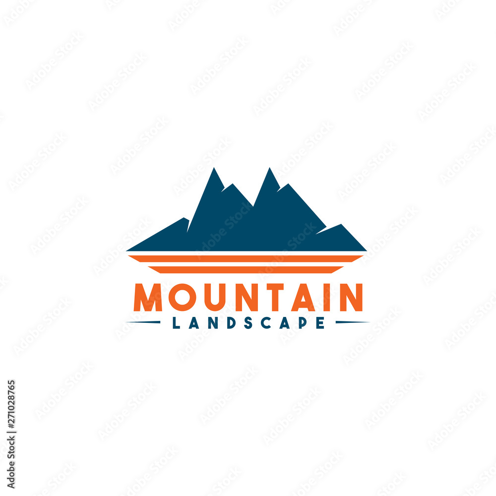Mountain logo icon design vector template