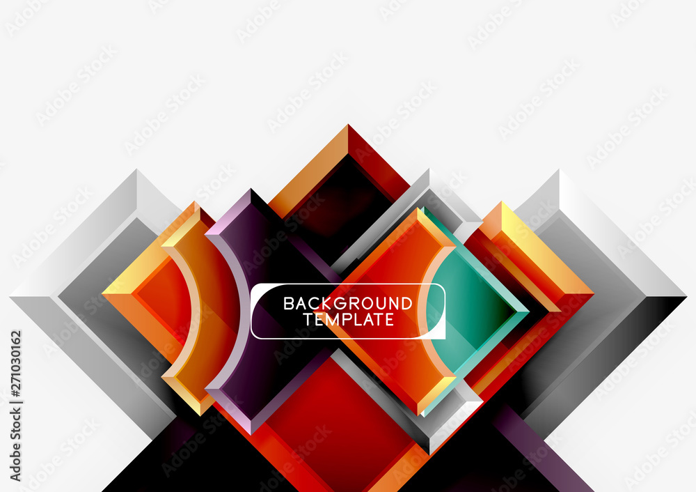 Geometric shapes abstract background Geometric shapes abstract background