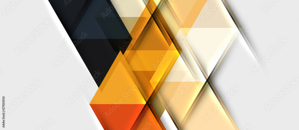 Triangle geometrical modern business presentation design template Triangle geometrical modern business presentation design template