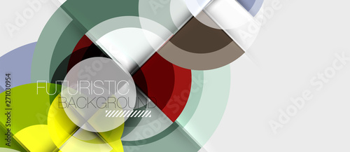 Circular geometrical design template