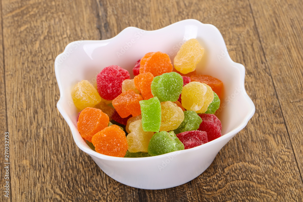 Sweet candied fruit Sweet candied fruit