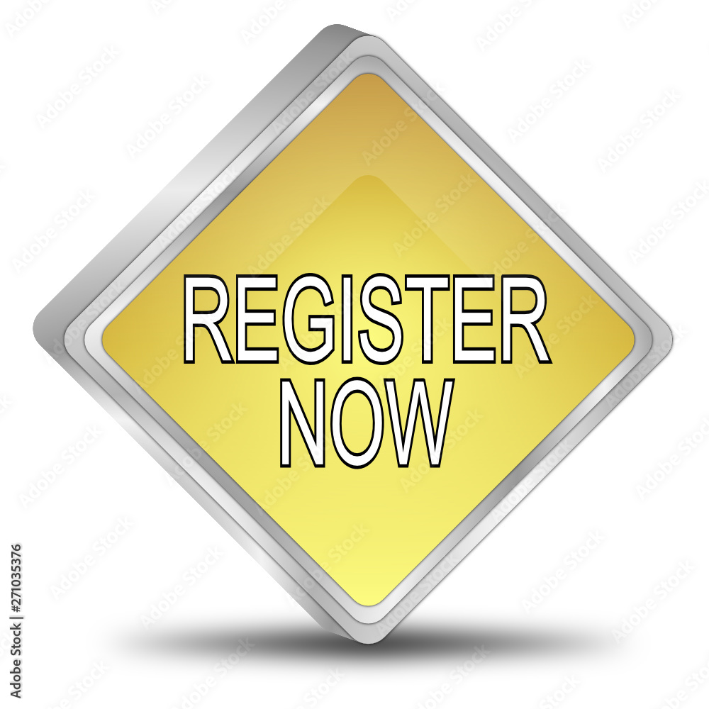 Register now Button - 3D illustration Register now Button - 3D illustration